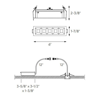 5 Light Microspot LED Recessed Down Light CCT