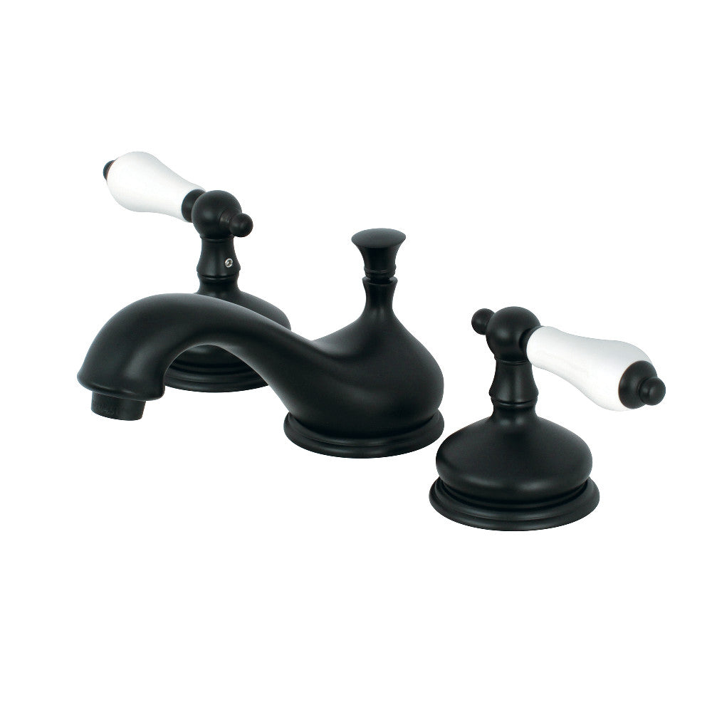 Heritage Widespread Bathroom Faucet in Matte Black