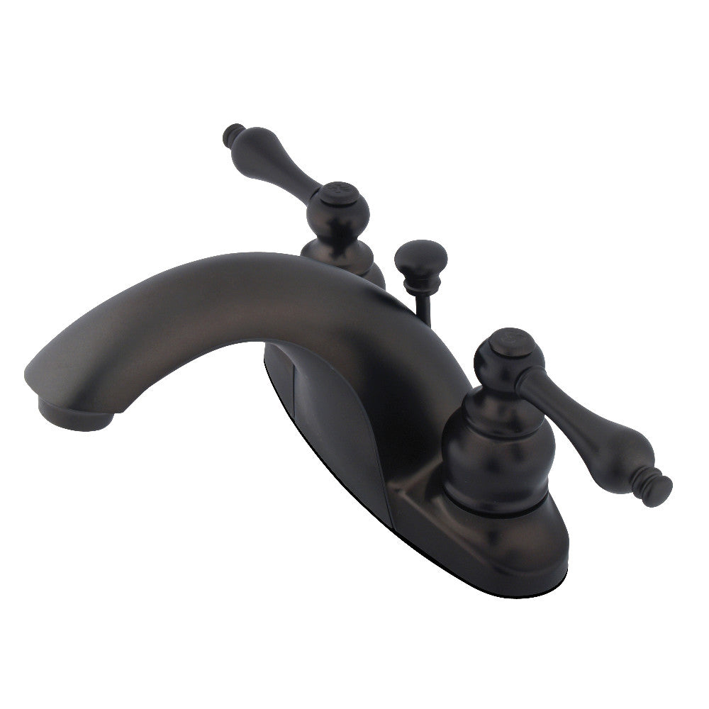 English Country 4 Inch Centerset Bathroom Faucet in Oil Rubbed Bronze