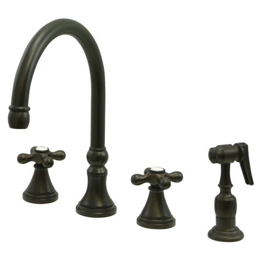 Governor Widespread Kitchen Faucet in Oil Rubbed Bronze