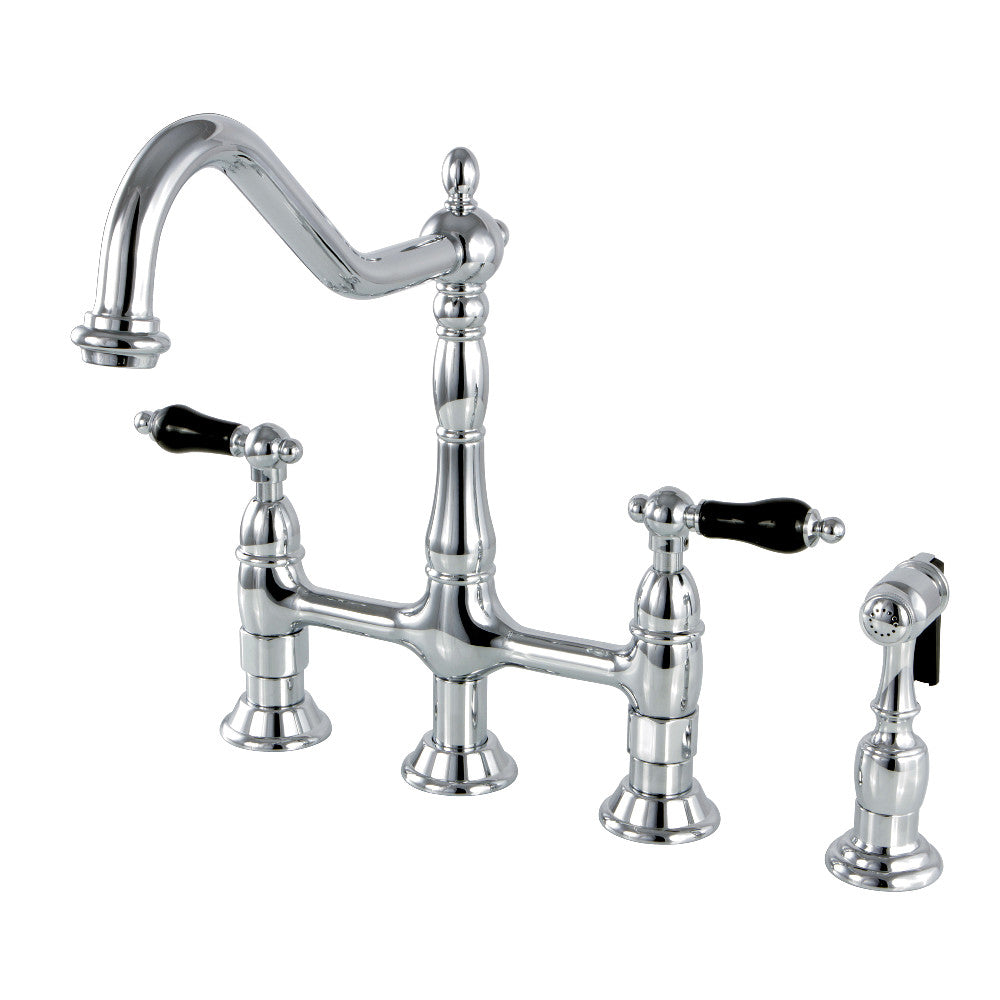 Duchess Bridge Kitchen Faucet in Polished Chrome