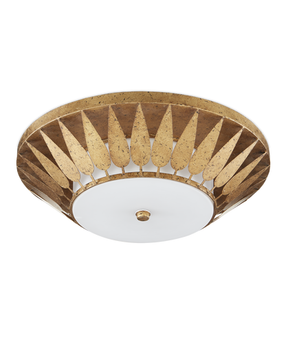 Floris Gold Flush Mount