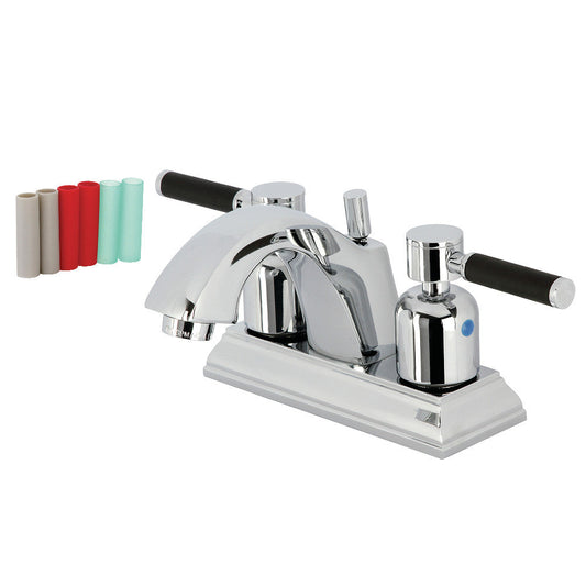 Kaiser 4 Inch Centerset Bathroom Faucet in Polished Chrome