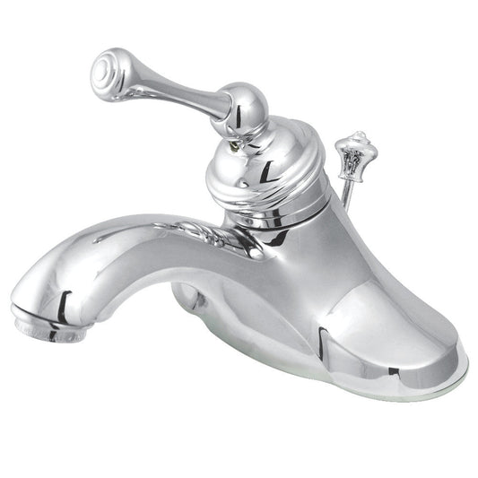 Vintage 4 Inch Centerset Bathroom Faucet in Polished Chrome