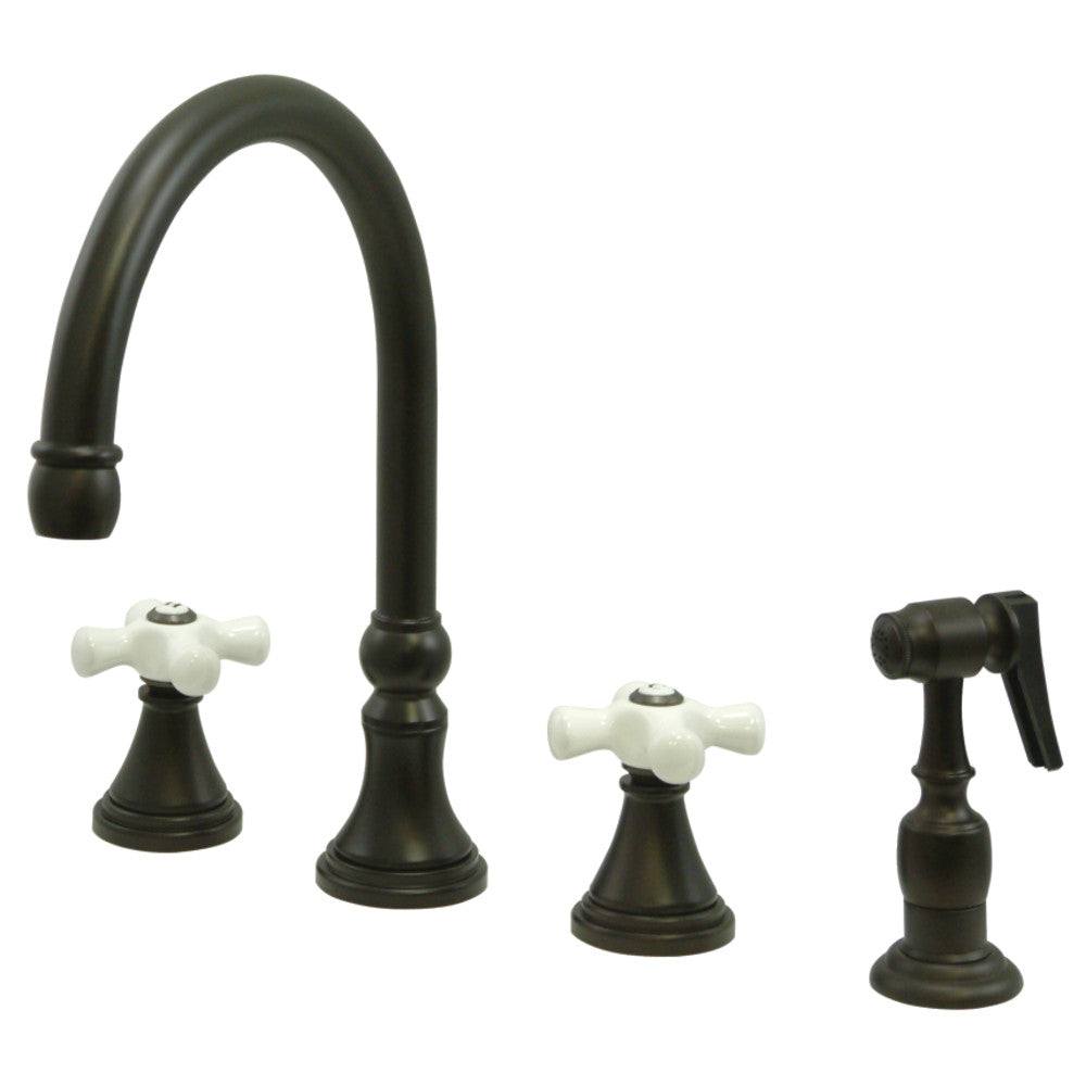 Governor Widespread Kitchen Faucet in Oil Rubbed Bronze