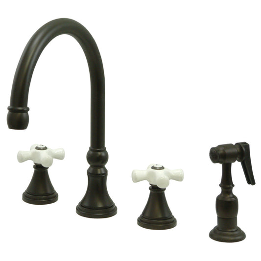 Governor Widespread Kitchen Faucet in Oil Rubbed Bronze