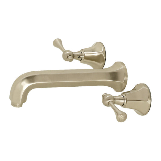 Metropolitan Wall-Mount Bathroom Faucet in Brushed Nickel