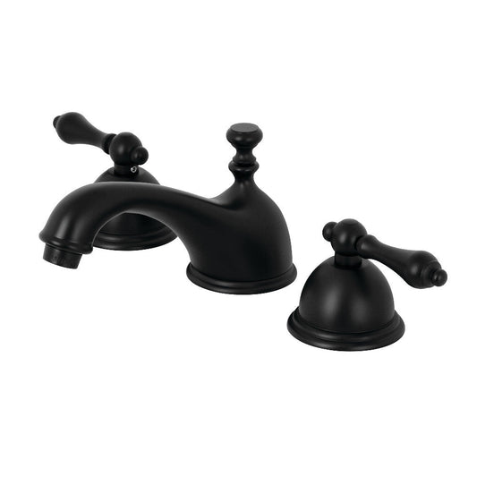 Restoration Widespread Bathroom Faucet in Matte Black