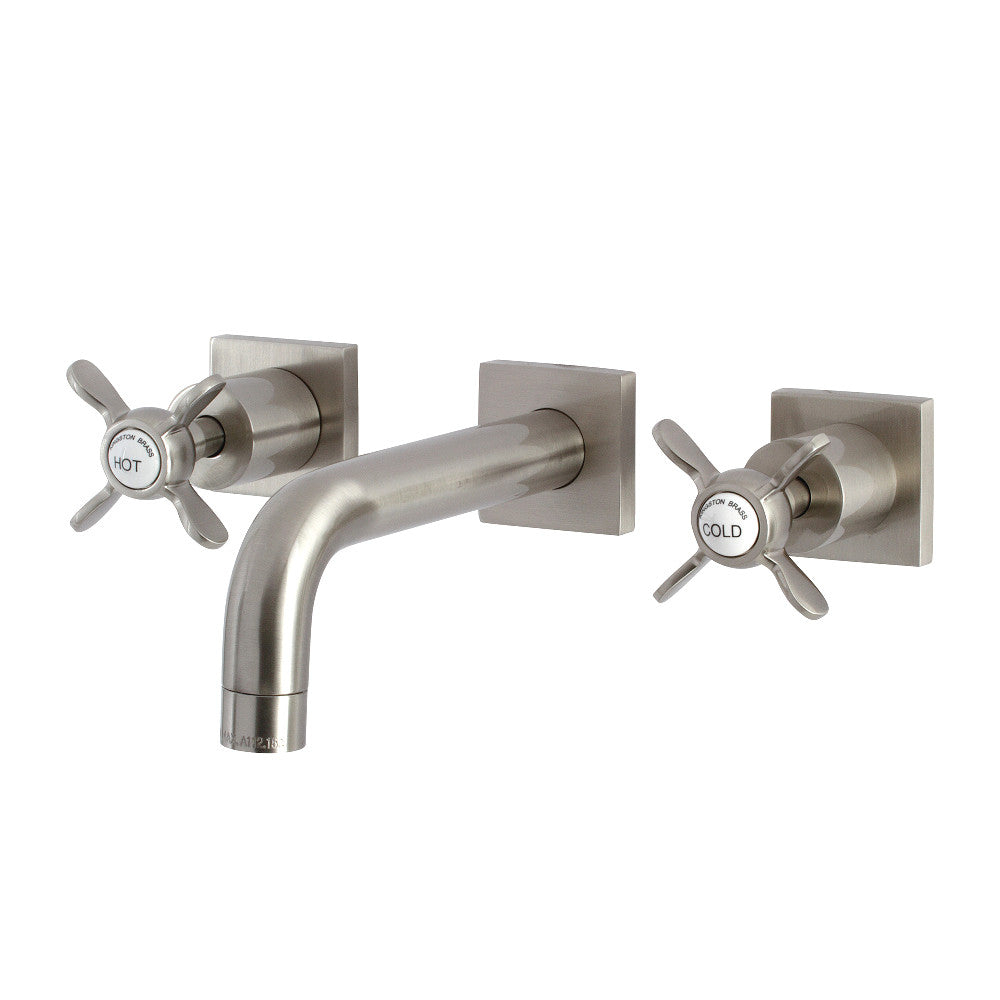 Essex Wall-Mount Bathroom Faucet in Brushed Nickel