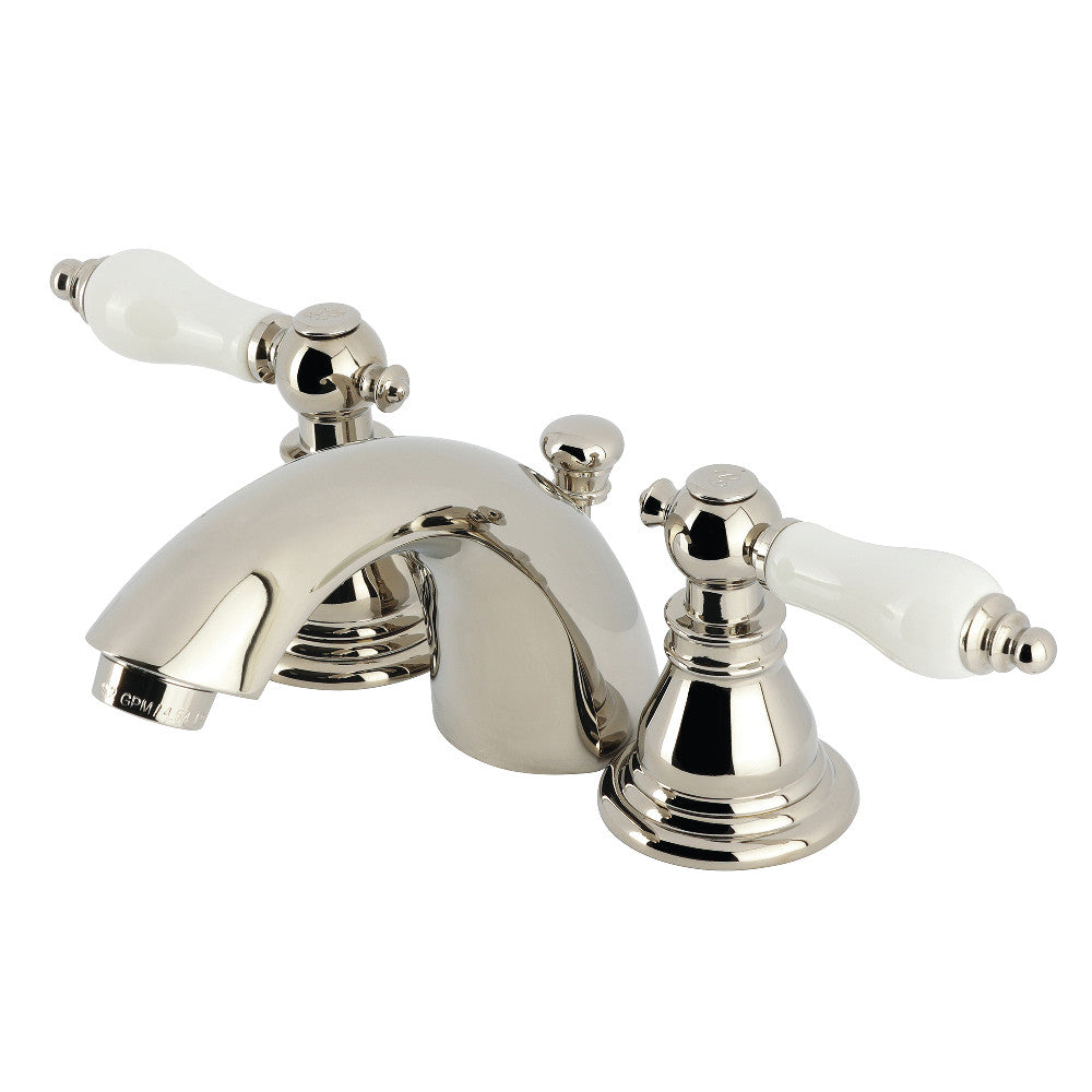 American Patriot Mini-Widespread Bathroom Faucet in Polished Nickel