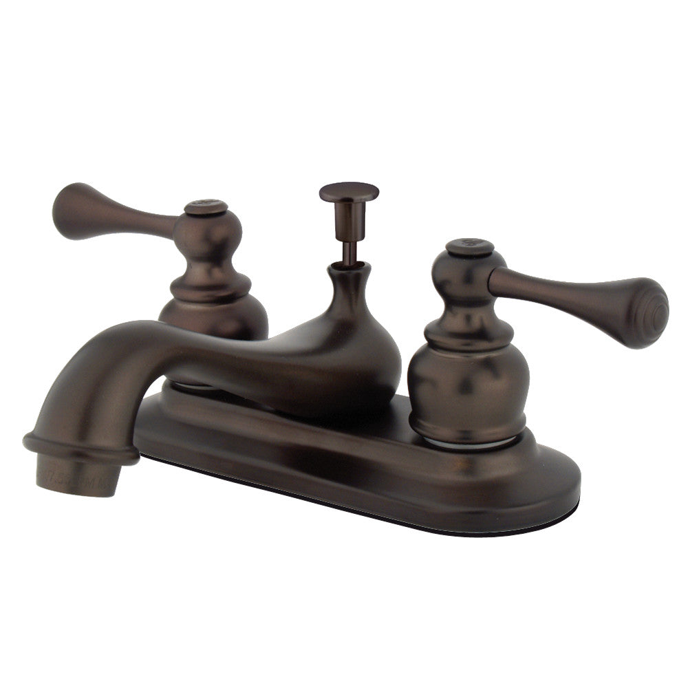 English Vintage 4 Inch Centerset Bathroom Faucet in Oil Rubbed Bronze