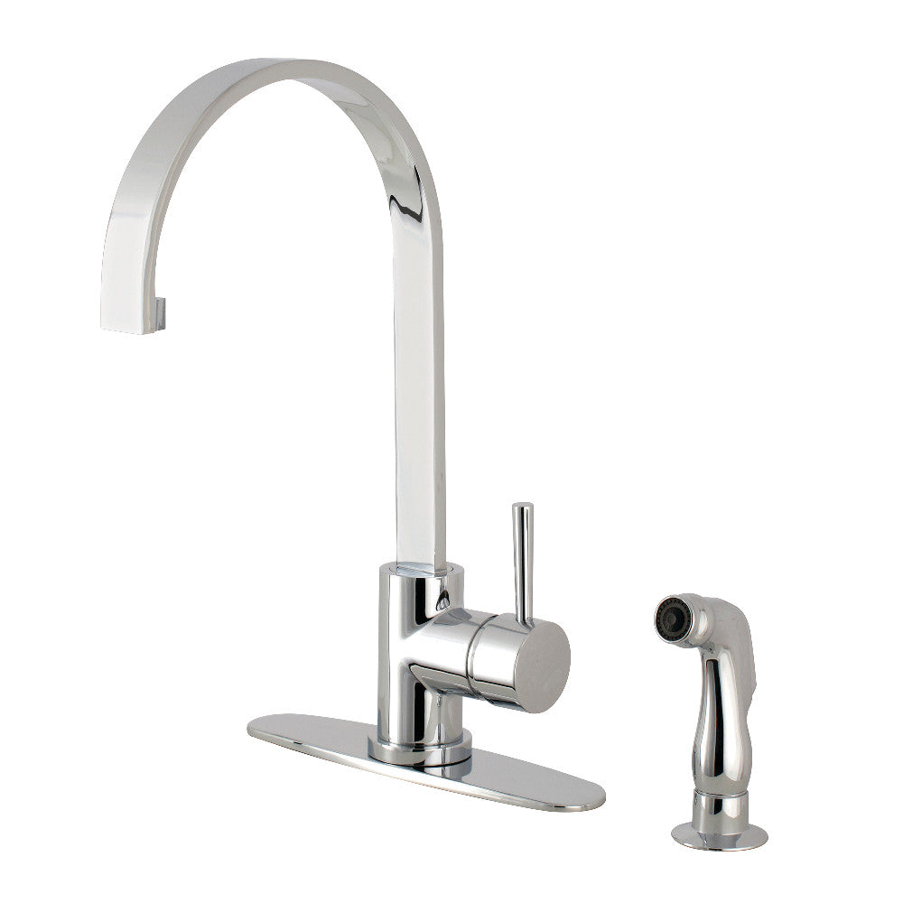 Concord One Handle Kitchen Faucet in Polished Chrome