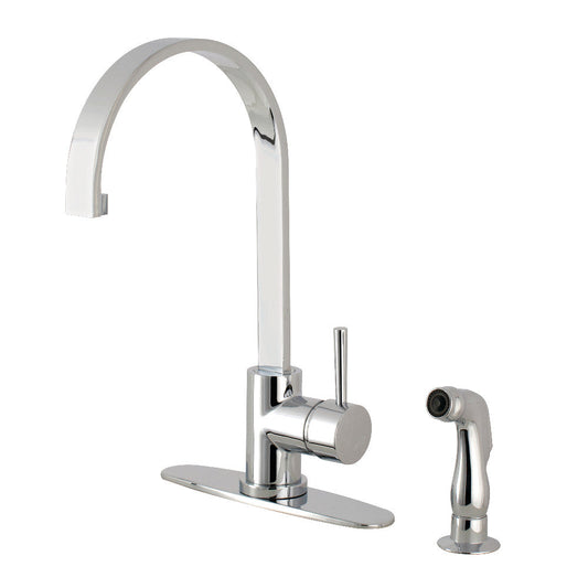 Concord One Handle Kitchen Faucet in Polished Chrome