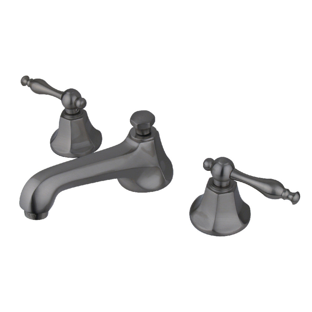 Naples Widespread Bathroom Faucet in Brushed Nickel