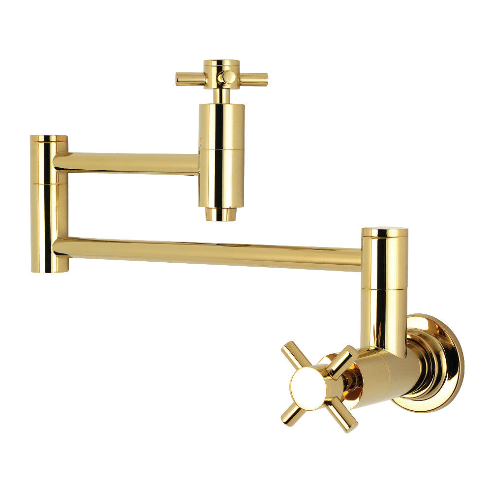 Concord Pot Filler Faucet in Polished Brass