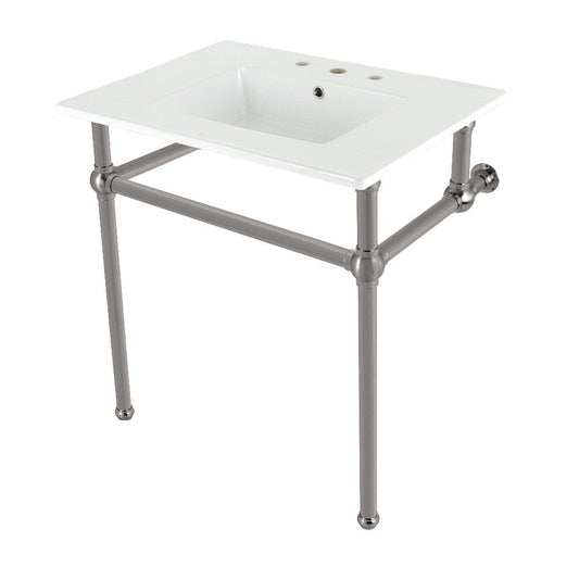 Templeton 31.13 Inch Console Sink in White