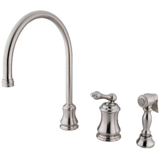 Restoration Widespread Kitchen Faucet in Brushed Nickel