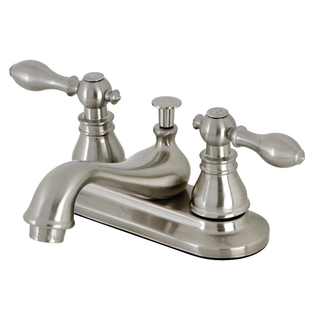 American Classic 4 Inch Centerset Bathroom Faucet in Brushed Nickel