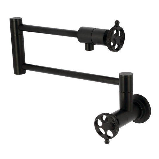Webb Pot Filler Faucet in Matte Black