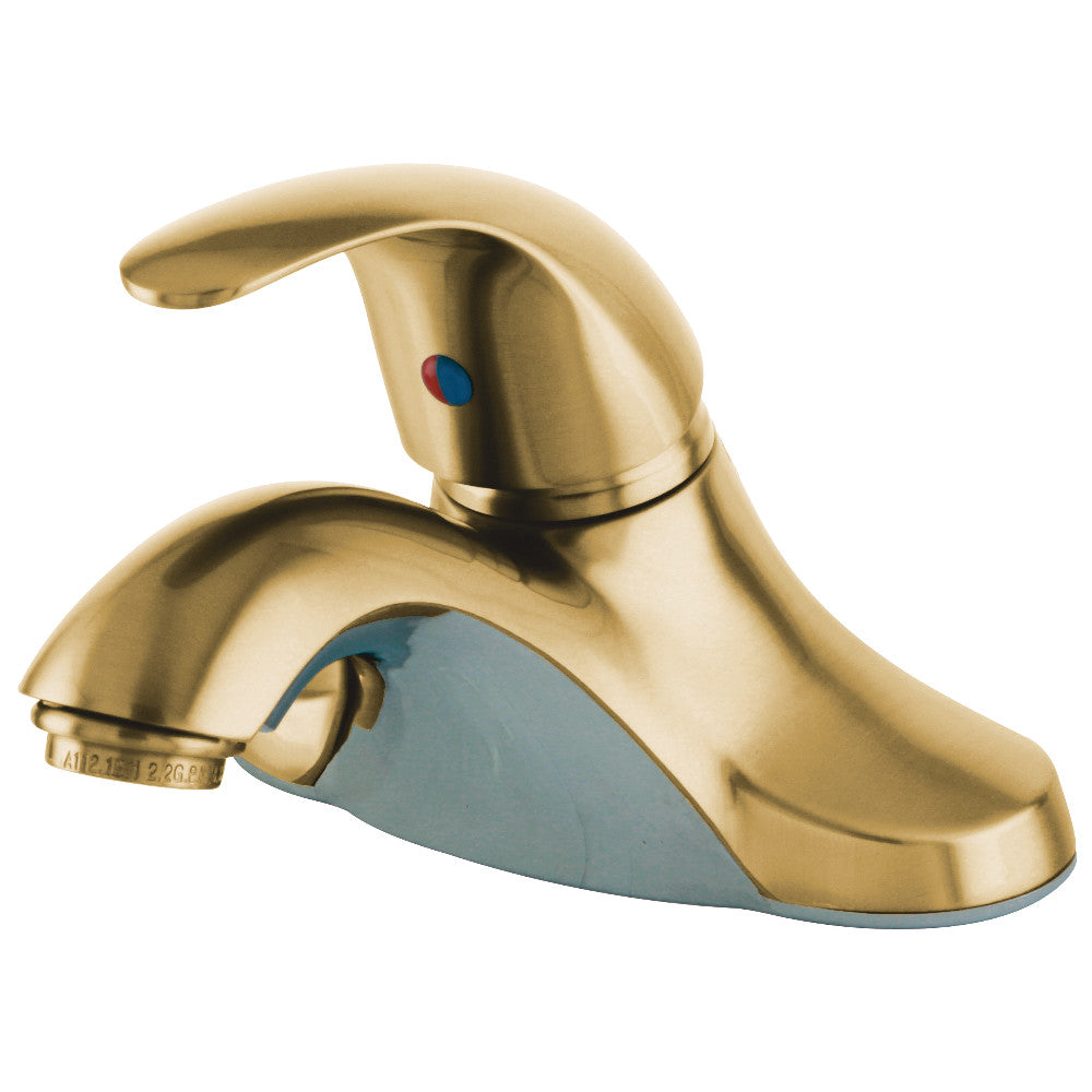 Legacy 4 Inch Centerset Bathroom Faucet in Polished Brass