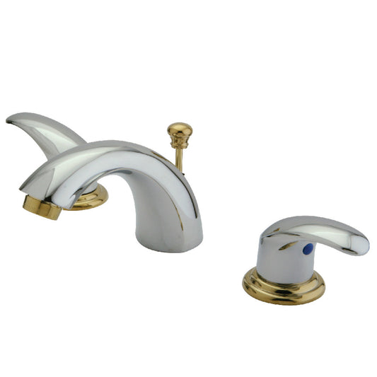 Legacy Mini-Widespread Bathroom Faucet in Polished Chrome/Polished Brass