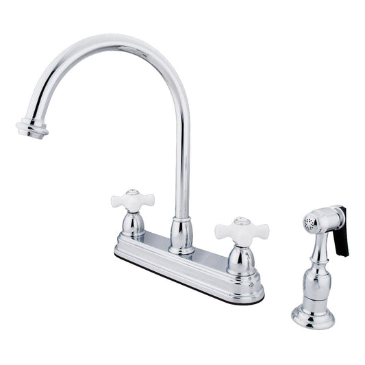 Restoration Centerset Kitchen Faucet in Polished Chrome