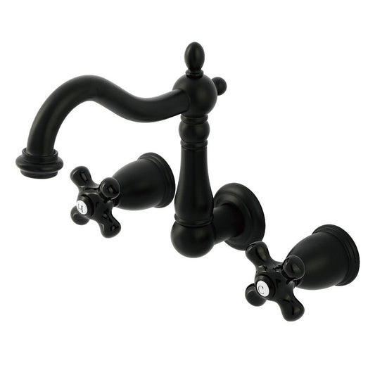 Duchess Wall-Mount Bathroom Faucet in Matte Black