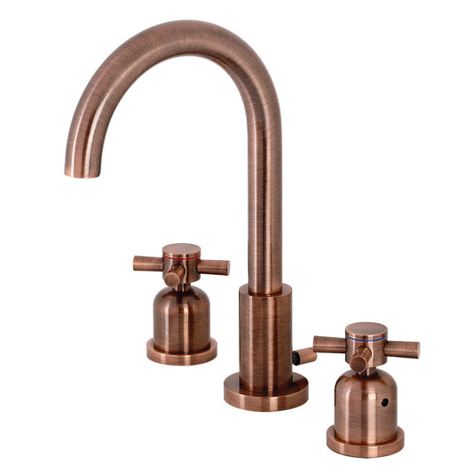 Concord Widespread Bathroom Faucet in Antique Copper