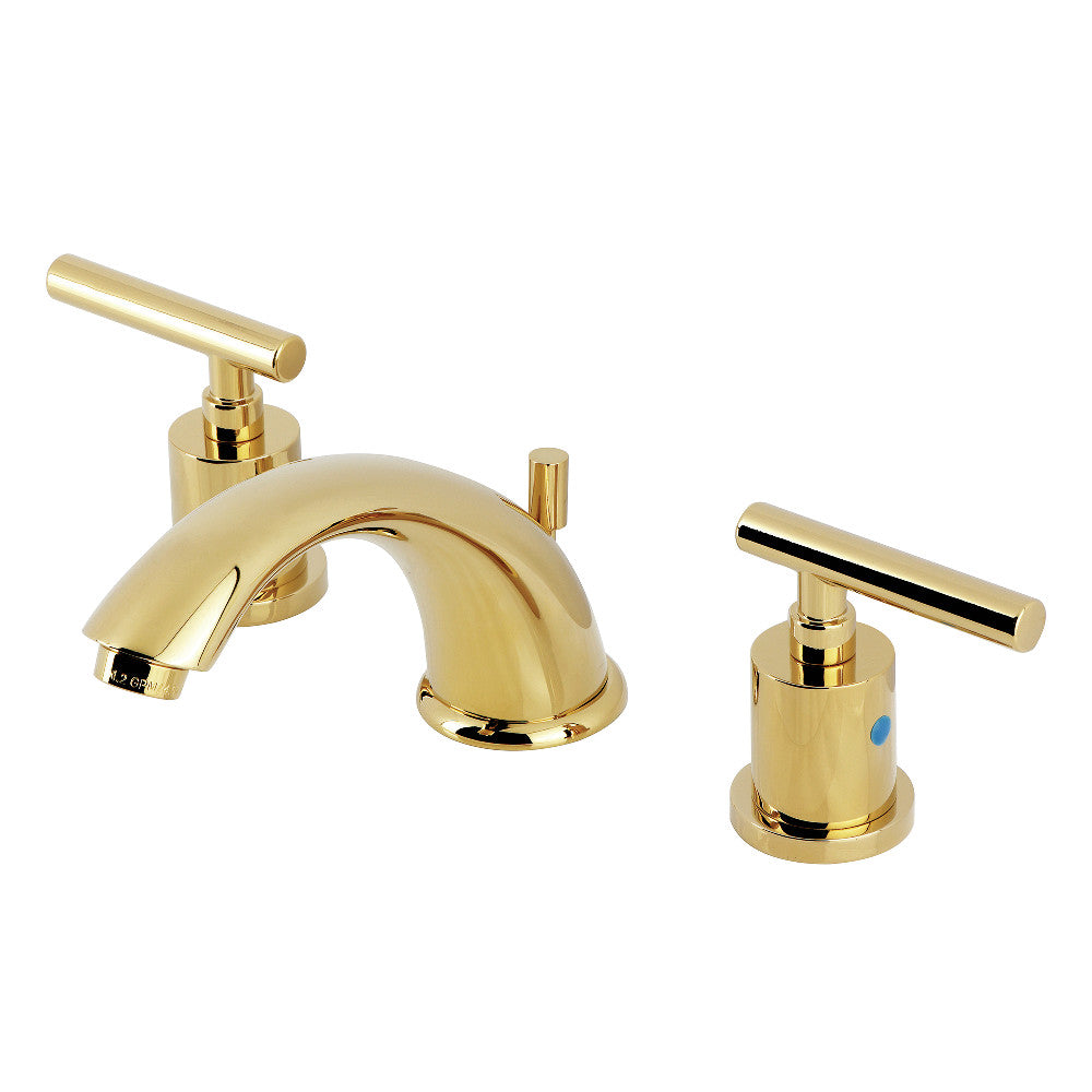 Manhattan Widespread Bathroom Faucet in Polished Brass
