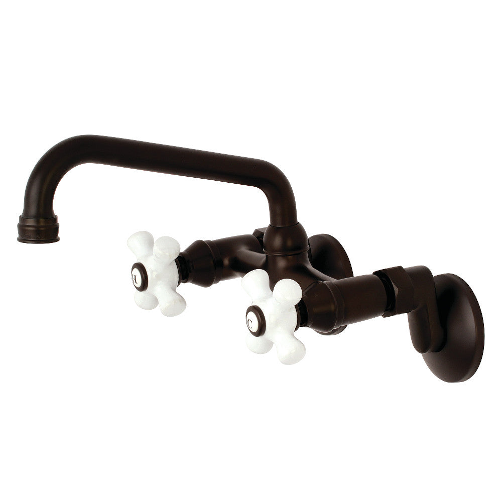 Kingston Wall Mount Kitchen Faucet in Oil Rubbed Bronze