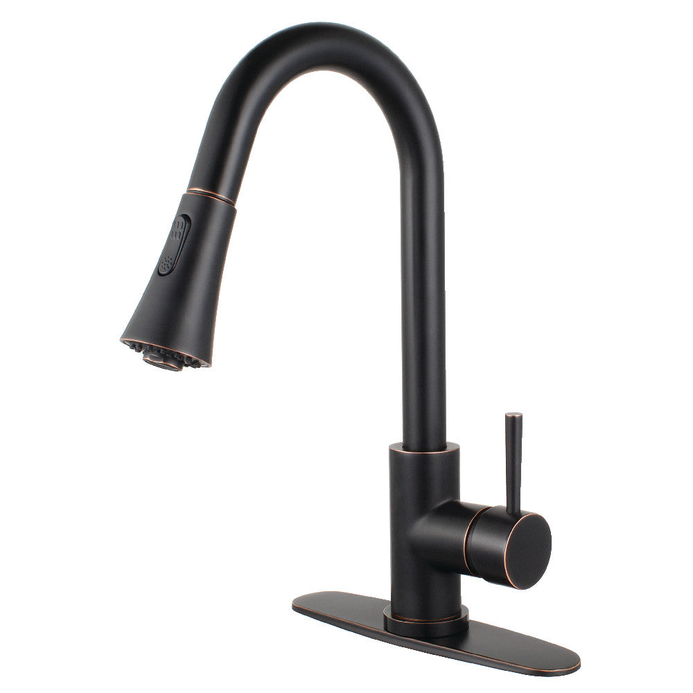 Concord Pull-Down Kitchen Faucet in Naples Bronze