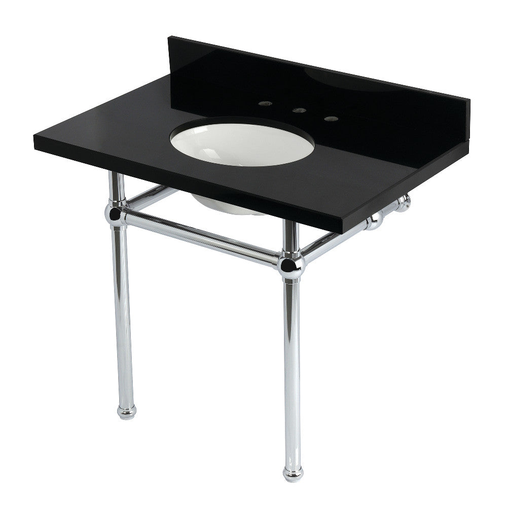 Templeton 36 Inch Console Sink in Polished Chrome