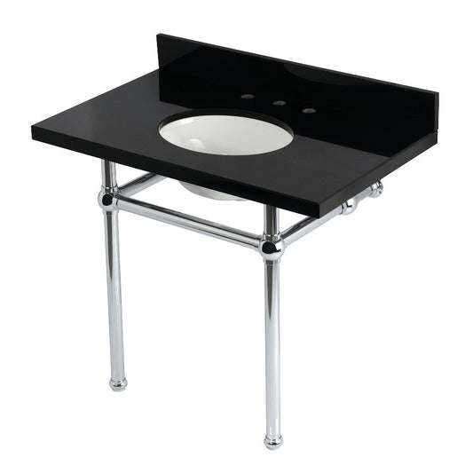 Templeton 36 Inch Console Sink in Polished Chrome