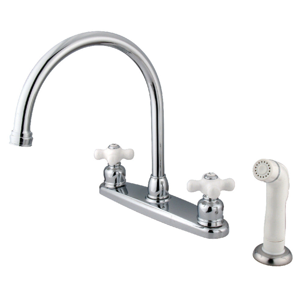 Vintage Centerset Kitchen Faucet in Polished Chrome