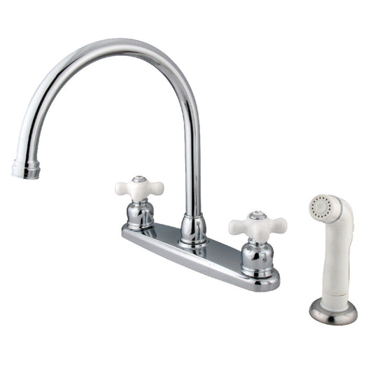 Vintage Centerset Kitchen Faucet in Polished Chrome