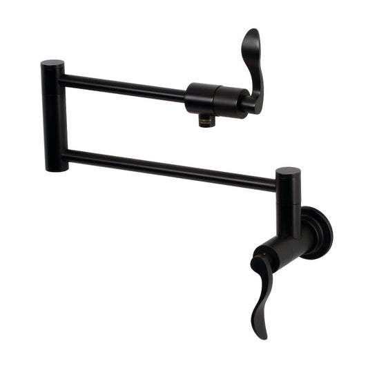 NuWave Pot Filler Faucet in Matte Black