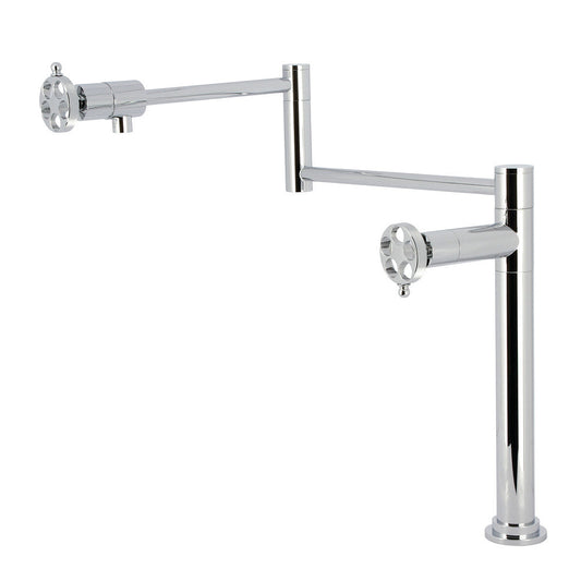 Wendell Pot Filler Faucet in Polished Chrome