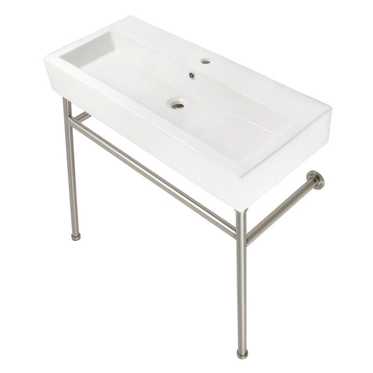 New Haven 39.38 Inch Console Sink in White