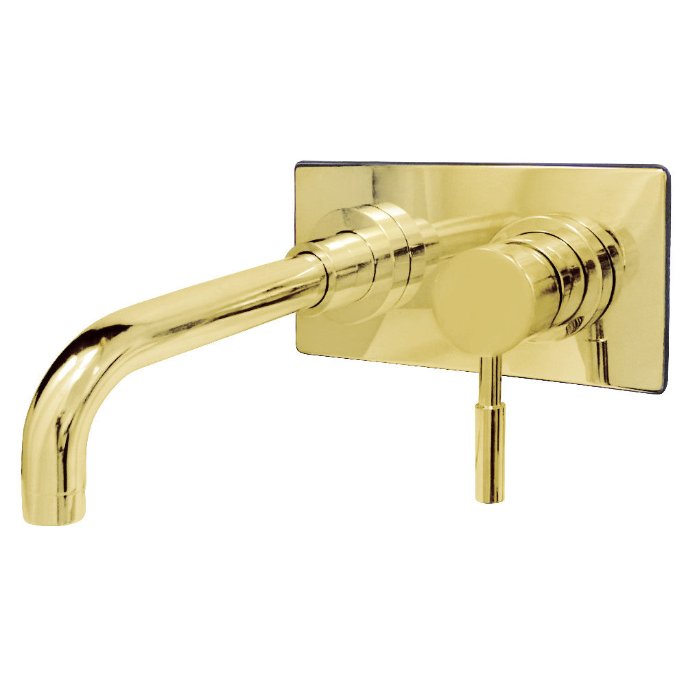 Concord Wall-Mount Bathroom Faucet in Polished Brass