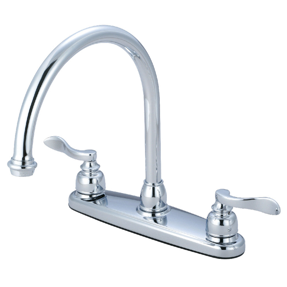 NuWave French Centerset Kitchen Faucet in Polished Chrome