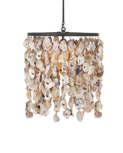 Stillwater Oyster Shell Oval Chandelier