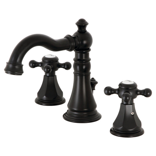 Metropolitan Widespread Bathroom Faucet in Matte Black