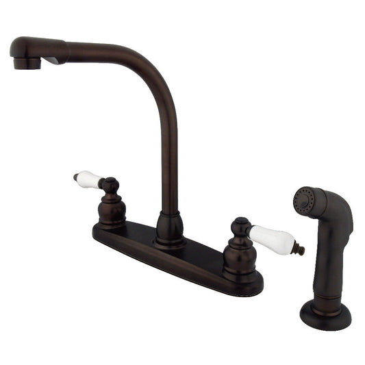 Victorian Centerset Kitchen Faucet in Oil Rubbed Bronze