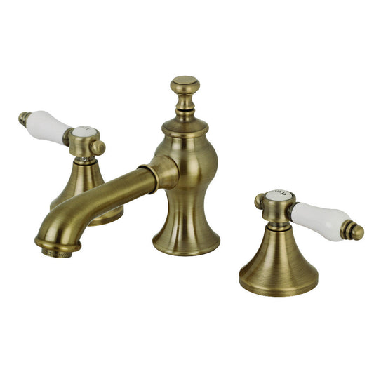 Bel-Air Widespread Bathroom Faucet in Antique Brass