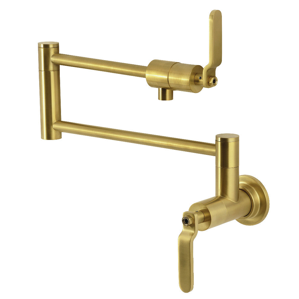 Whitaker Pot Filler Faucet in Brushed Brass