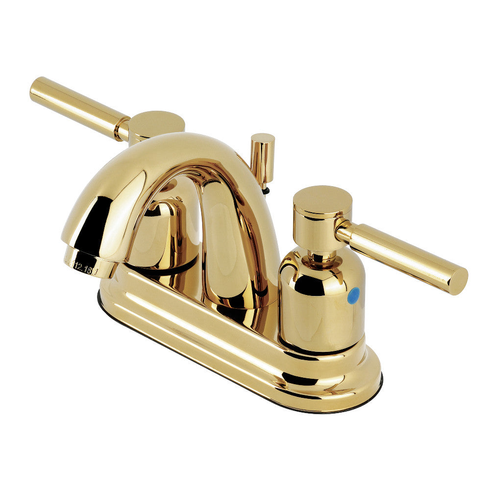 Concord 4 Inch Centerset Bathroom Faucet in Polished Brass