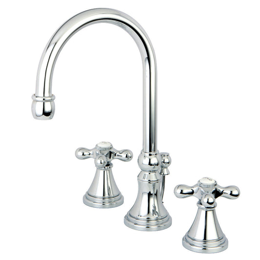 Governor Widespread Bathroom Faucet in Polished Chrome