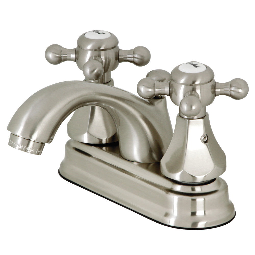 Metropolitan 4 Inch Centerset Bathroom Faucet in Brushed Nickel