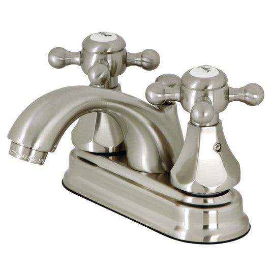 Metropolitan 4 Inch Centerset Bathroom Faucet in Brushed Nickel