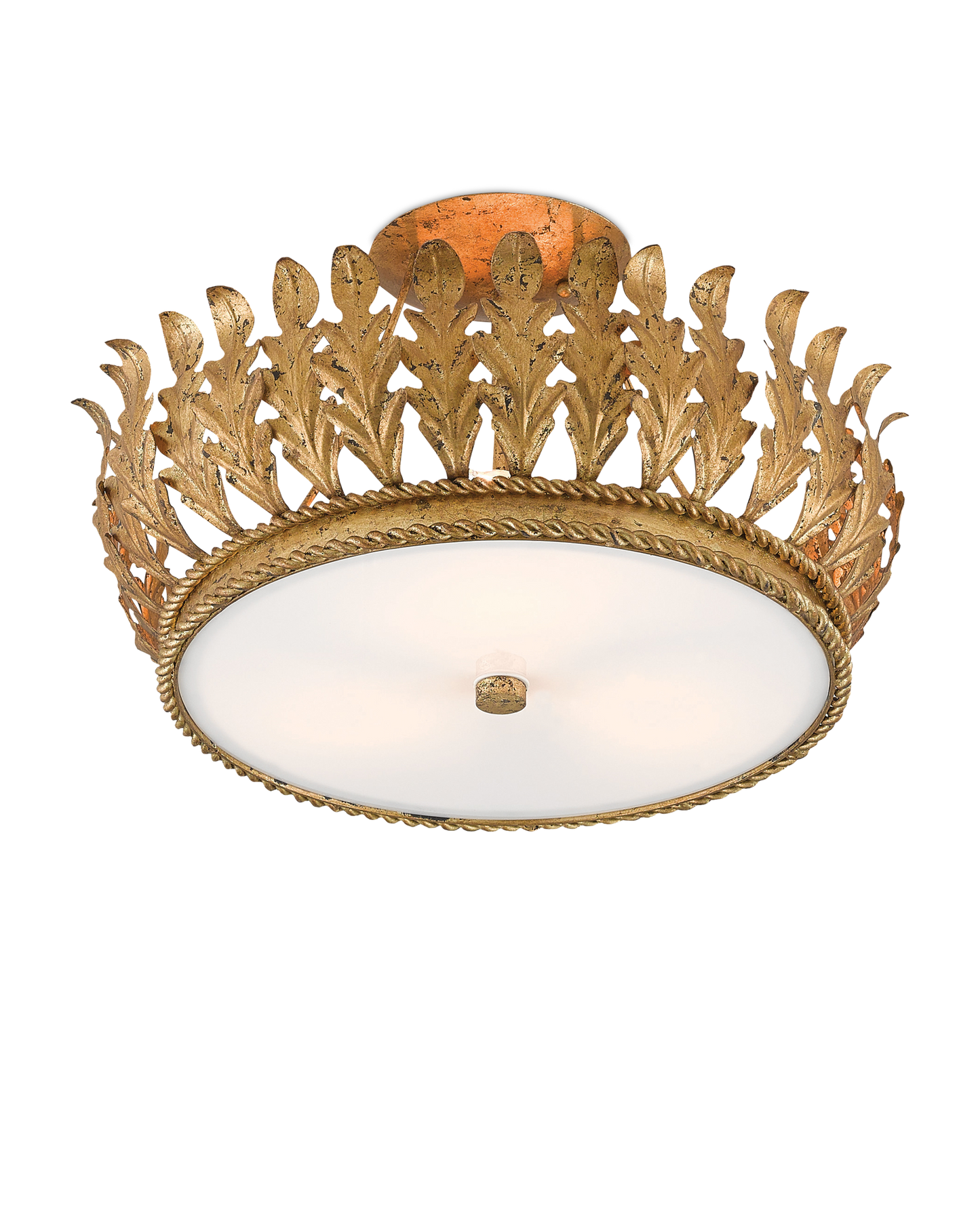 Biddulph Gold Semi-Flush Mount